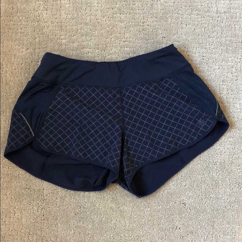 Athlete navy shorts size xxs